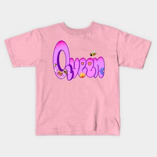 Queen The top 10 best Personalized Custom Name gift ideas for Queen girls and women,mother,daughter,sister,wife,niece,aunt,grandmother queen Kids T-Shirt